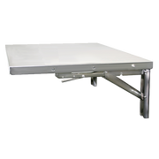 Cadco FUS-1L Stainless Steel Left Flip-Up Outer Shelf