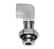 Fisher 2931 1/4" F Outlet Swivel Elbow Adapter For 1/2" Swivel Control Valves
