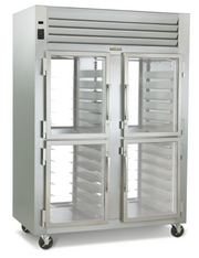 Traulsen RHT232WPUT-HHG 58"W Two-Section Glass Door Spec-Line Refrigerator