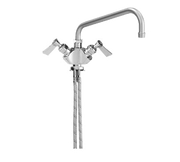 Fisher 52795 12" Swing Spout Deck Mount Stainless Steel Single Hole Faucet