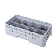 Cambro 8HC414151 Camrack Cup Rack With Soft Gray Extender Half Size