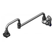 T&S Brass B-0592-LVR Pot Filler Faucet wall mount double-jointed 18"