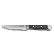 Winco SK-12 11" Black Steak Knife with POM Handle (contains 1 Dozen)