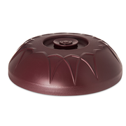 Dinex DX540061 Fenwick Cranberry Insulated Dome for 9" Plate - 12/Case