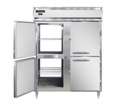 Continental Refrigerator DL2RFE-PT-HD 57" W Two-Section Solid Door Pass-Thru Designer Line Refrigerator/Freezer