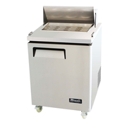 Migali C-SP27-12BT-HC 27.5" W One-Section One Door Competitor Series Refrigerated Counter/Big Top Sandwich Prep Table