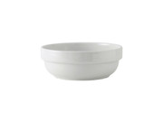 Tuxton BPB-290 6-5/8" 29 Oz. Porcelain Porcelain White Round Salad Bowl (1 Dozen)