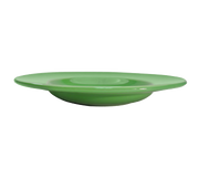 CAC China LV-120-G 12" Dia. 26 Oz. Green Ceramic Round Las Vegas Pasta Bowl (1 Dozen)