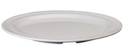 Winco MMPR-9W
 9"
 Plastic
 White
 Round
 Plate
 4 Dozen (Contains 1 Dozen)