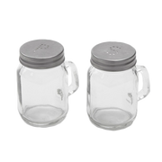 American Metalcraft MSP4 Mason Jar Salt and Pepper Shaker Set 4 Oz.