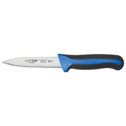 Winco KSTK-31 3.5" Sof-Tek Paring Knifes with Blue TPR Handle  ( 2 each per pack pieces per Pack)