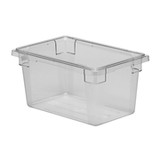 Cambro 12189CW135 4.75 Gal. 18" W x 12" D x 9" H Clear Polycarbonate Camwear Food Storage Container