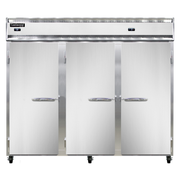Continental Refrigerator 3RFFE-SS 85.5" W Three-Section Solid Door Reach-In Extra-Wide Refrigerator/Freezer