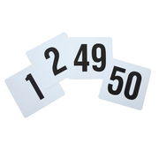 Winco TBN-50 Table 4" W Plastic Table Numbers Set