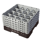 Cambro 16S958167 Camrack Glass Rack With (5) Soft Gray Extenders