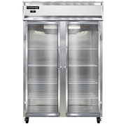 Continental Refrigerator 2F-GD 52" W Two-Section Glass Door Reach-In Freezer - 115 Volts