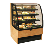 Structural Concepts HMG3953R 38.75" W Curved Glass Harmony Service Refrigerated Case