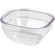 Dinex DXSQD1007 10 oz Clear Square Bowl