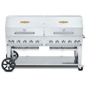 Crown Verity CV-MCB-72RDP-LP 81" Liquid Propane Outdoor Charbroiler - 159,000 BTU