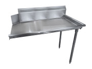 Advance Tabco DTC-S70-36R-X 35" W x 44" H x 30" D 16 Gauge Stainless Steel Legs Special Value Clean Straight Dishtable