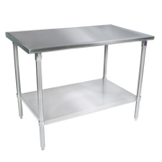 John Boos ST4-3660SSK 60"W x 36"D Stainless Steel Work Table