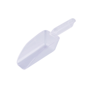 CAC China SCPP-6 6 Oz. Clear Polycarbonate Flat Bottom Utility Scoop