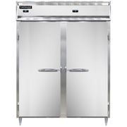 Continental Refrigerator DL2RFE-SA 57" W Two-Section Solid Door Reach-In Designer Line Refrigerator/Freezer