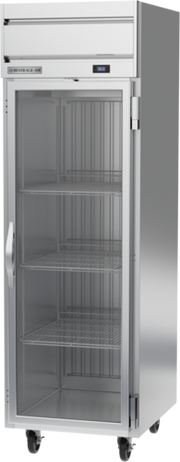 Beverage Air HRPS1HC-1G 26" W One-Section Glass Door Reach-In Horizon Series Refrigerator