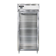 Continental Refrigerator DL1FX-SA-GD 36.25" W One-Section Glass Door Reach-In Designer Extra-Wide Freezer - 115 Volts
