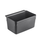 CAC China BTUC-FB Black Flatware Bin for Utility Cart BTUC Series (6 Each Per Case)