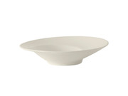 Tuxton AMU-410 10-3/4" 14 Oz. Ceramic Pearl White Round Salad Bowl (1 Dozen)