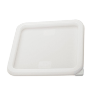Winco PECC-M 6 Qt. White Square Polyethylene Container Cover