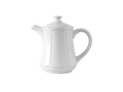 Tuxton CHT-170 18 Oz. Porcelain Porcelain White Coffee/Tea Pot (1 Dozen)