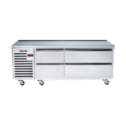 Vulcan ARS96 96" W Stainless Steel Self-Contained Achiever Refrigerated Base - 115 Volts