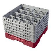 Cambro 16S1114416 Camrack Glass Rack With (6) Soft Gray Extenders