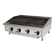 Toastmaster TMLC48 48" Gas Countertop Charbroiler - 120,000 BTU