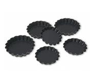 Matfer Bourgeat
 332659
 4.38" x 0.75"
 Steel
 Exopan Quiche Mold - 1 Pack