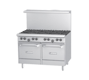 Garland U48-8LL 48" Gas U Series Restaurant Range - 320,000 BTU