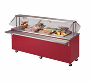 Piper Products R2-ST Stainless Steel Reflections Serving Counter Mobile Modular Enclosed Base