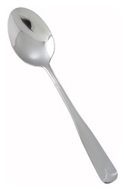 Winco 0010-03 7-3/4" 18/0 Stainless Steel Dinner Spoon (Contains 1 Dozen)