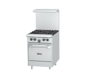 Garland U24-4L-LP 24" Liquid Propane U Series Restaurant Range - 160,000 BTU