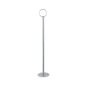 Winco TBH-12 12"H Chrome-Plated Steel Table Number Holder