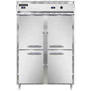 Continental Refrigerator DL2RW-SA-HD 52" W Two-Section Solid Door Reach-In Designer Line Refrigerator/Heated Cabinet
