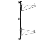 Metro Sw36C Super Erecta Wall Mounts 18" Shelf Depth End Unit Chrome Plated Finish