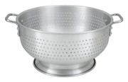 Winco ALO-16BH 16 Qt. Aluminum Colander