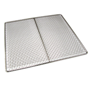 Adcraft GR-1914H 19.13" x 13.5" Nickel Plated Wire Tube Screen Grate