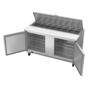 Victory VSP60HC-16 60" W Two-Section Two Door UltraSpec Series Sandwich Prep Table