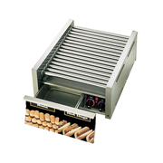 Star 45STBD Grill-Max Hot Dog Grill 23.75" x 12.5" x 28.5" Roller-Type with Integrated Bun Drawer