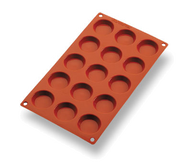 Matfer Bourgeat 257922 Gastroflex Mini Tartlet Mold 1-3/4" Dia. x 3/8"H Mini-Tartlets Food Grade Silicone