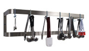 Advance Tabco SW-36-EC-X 36" W Stainless Steel Double Hooks Special Value Pot Rack